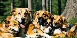why do dogs sleep at your feet pack instincts in pets